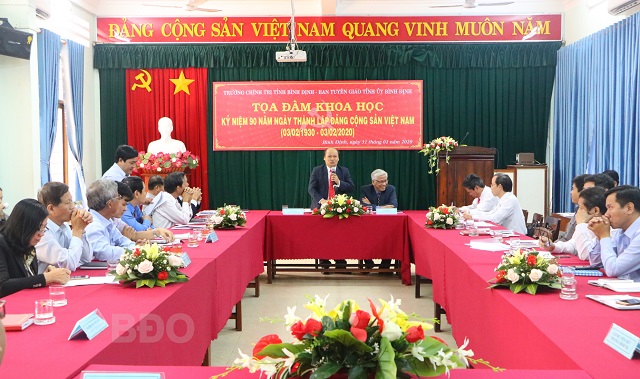 Tọa đàm khoa học kỷ niệm 90 năm Ngày thành lập Đảng Cộng sản Việt Nam