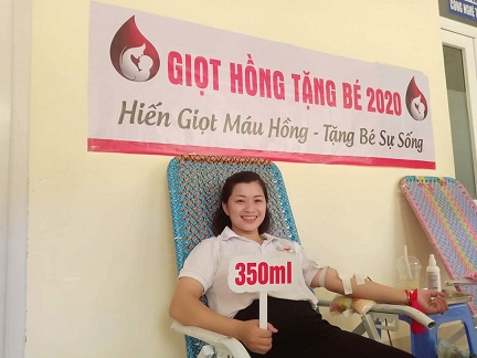 Buổi hiến máu "Giọt hồng tặng bé" 2020