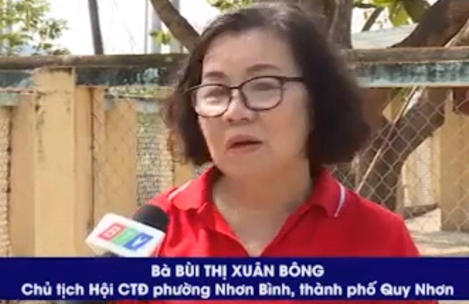 Bà Bùi Thị Xuân Bông - Người cán bộ Hội CTĐ tâm huyết