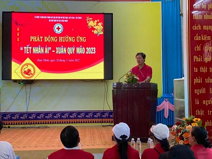 Hội CTĐ thị xã Hoài Nhơn phát động hưởng ứng Phong trào "Tết Nhân ái" xuân Quý Mão 2023