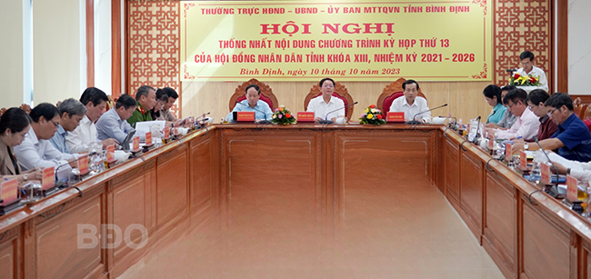 Quang cảnh cuộc họp. Ảnh: N. HÂN