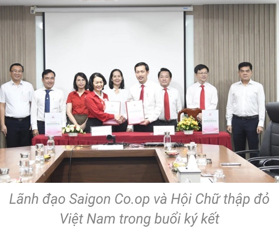 Saigon Co.op và Trung ương Hội Chữ thập đỏ Việt Nam hợp tác hoạt động nhân đạo