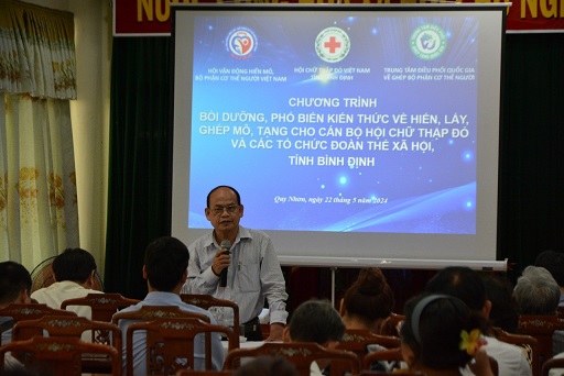 Chương trình bồi dưỡng, phổ biến kiến thức về hiến mô tạng tỉnh Bình Định