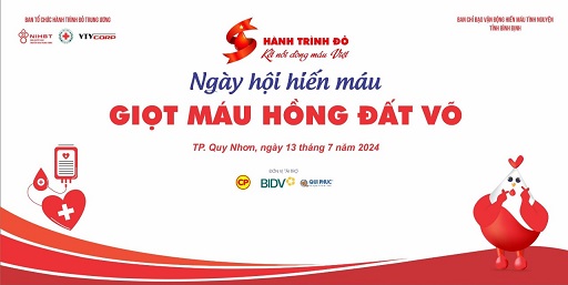 4 ngày hội hiến máu “Hành trình Đỏ - Kết nối dòng máu Việt” lần thứ XI tỉnh Bình Định